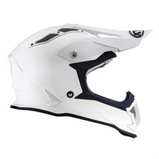 Casco KYT Strike Eagle Plain Bianco L