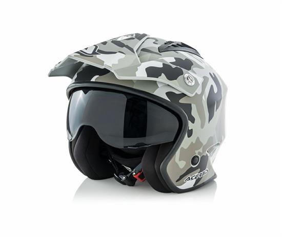 Casco Acerbis Jet Aria Camuflage-Marrone M