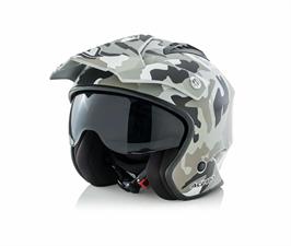 Casco Acerbis Jet Aria Camuflage-Marrone M