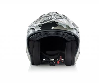 Casco Acerbis Jet Aria Camuflage-Marrone M