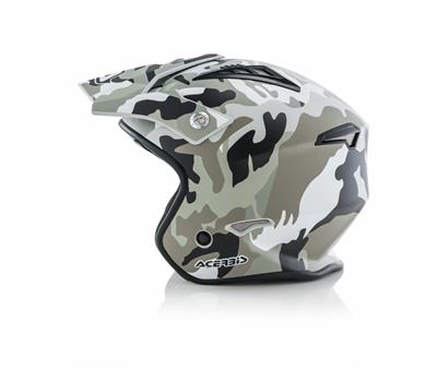 Casco Acerbis Jet Aria Camuflage-Marrone M