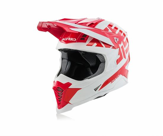 Casco Acerbis X-Racer VTR Rosso-Bianco L