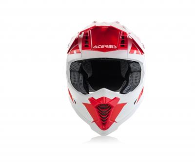 Casco Acerbis X-Racer VTR Rosso-Bianco L