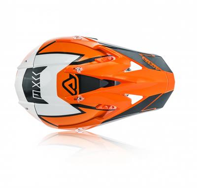 Casco Acerbis X-Racer VTR Arancio-Grigio S