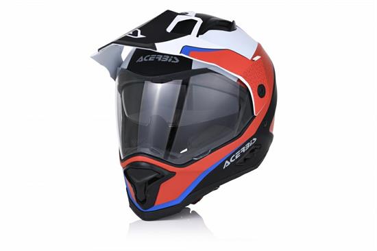 Casco Acerbis Reactive Graffix VTR Rosso-Bianco M