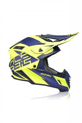 Casco Acerbis X-Track VTR Blu-Giallo L