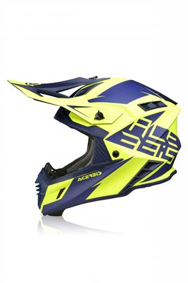 Casco Acerbis X-Track VTR Blu-Giallo L