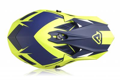 Casco Acerbis X-Track VTR Blu-Giallo L