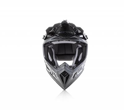 Casco Acerbis Impact Steel Carbon Argento L