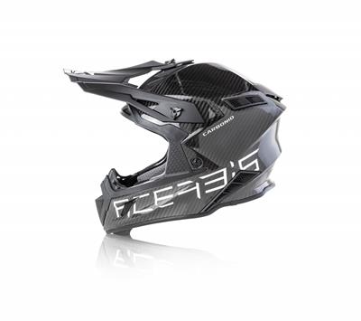 Casco Acerbis Impact Steel Carbon Argento L