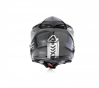 Casco Acerbis Impact Steel Carbon Argento L
