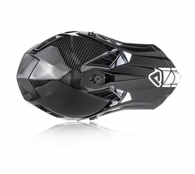 Casco Acerbis Impact Steel Carbon Argento L