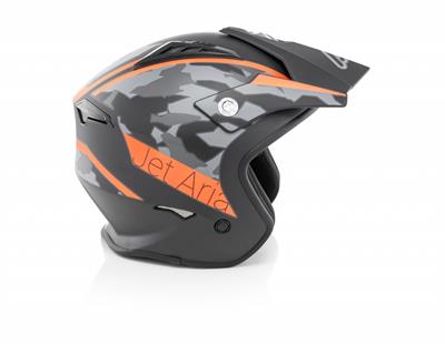 Casco Acerbis Jet Aria Arancio M
