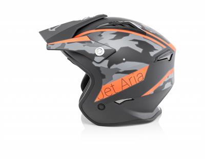 Casco Acerbis Jet Aria Arancio M