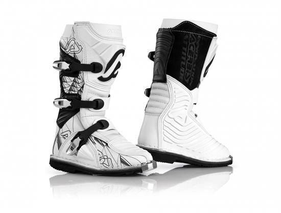 Stivali Acerbis Shark Kids Bianco-Nero 34