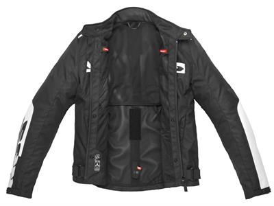 Giacca Spidi Solar Tex Nero-Bianco XL
