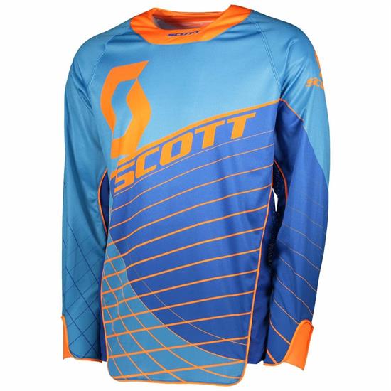 Maglia Scott Enduro Blu-Arancio XL