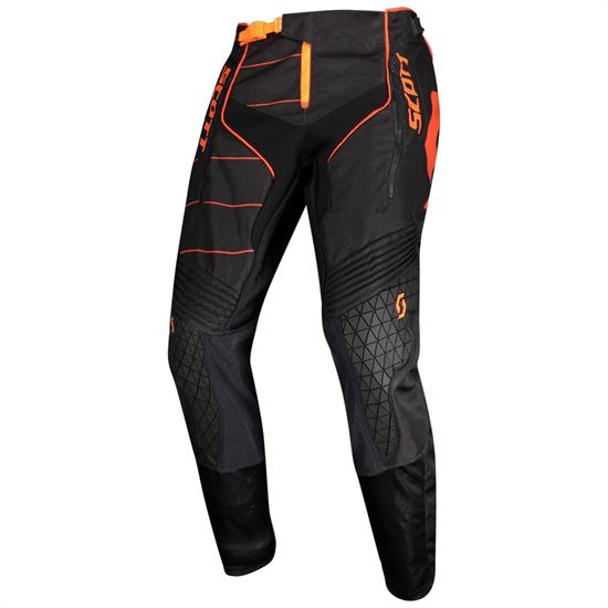 Pantaloni Scott Enduro Nero-Arancio 36