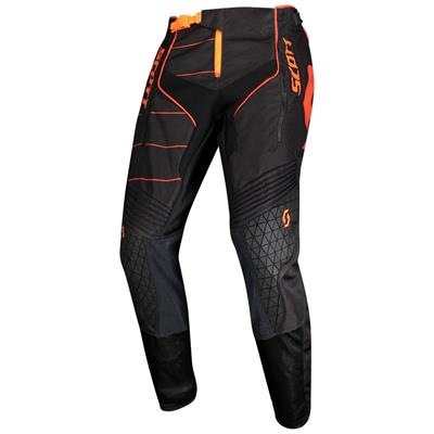Pantaloni Scott Enduro Nero-Arancio 36