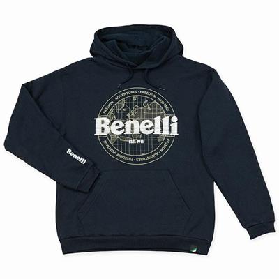 Felpa Adventure Benelli Blu Navy Tg.L
