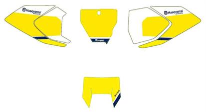 Tabelle Adesive per Numero da Gara - HSQ Giallo