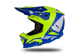 Casco Ufo Echus Blu-Giallo L