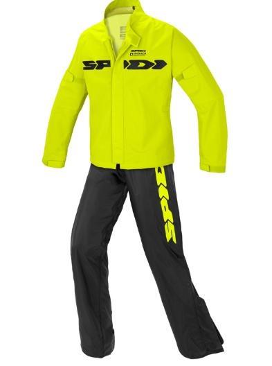 RAIN SUITE LOGO NERO GIALLO L